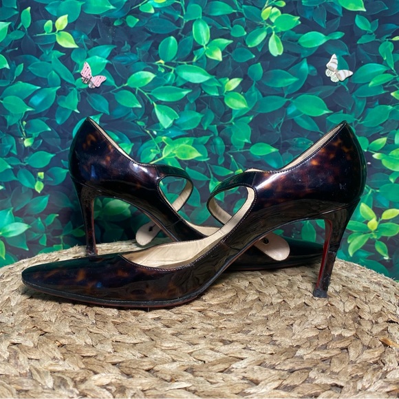 Christian Louboutin tortoise shell strap heels - Picture 5 of 8